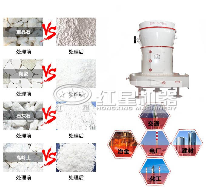 礦山磨粉機應用范圍廣